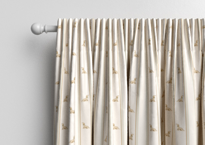 Dasching About, Sausage Stripe Biscuit - Made to Measure Curtains - Image 9